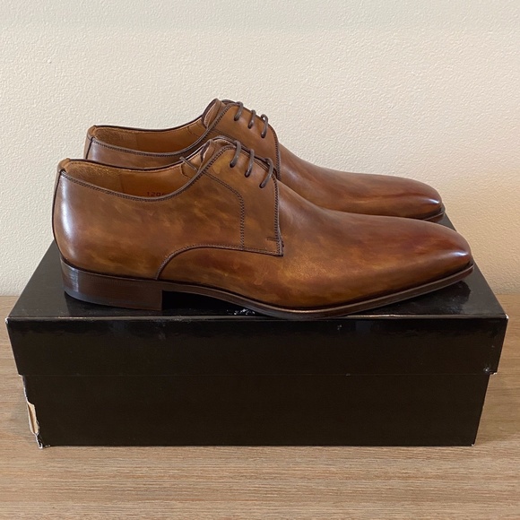 Magnanni Other - MAGNANNI Brujas Leather Oxfords Lace-Up Brown 8.5